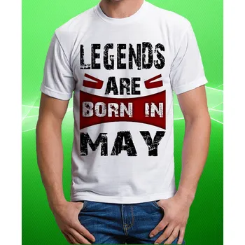 Chlapecké tričko Pánské tričko legendy se rodí v květnu vel. S