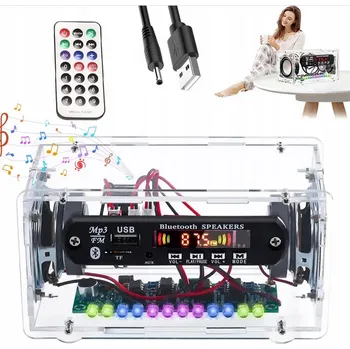 Bluetooth reproduktor BLUETOOTH REPRODUKTOR S FM RÁDIEM AUX USB TF LED A DÁLKOVÝM OVLADAČEM PRO DOKONALÝ POSLECH