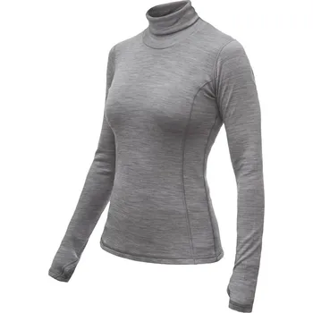 cyklistický dres Dámské triko dl.rukáv roll neck SENSOR MERINO BOLD cool gray S