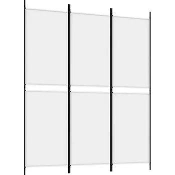 Paraván Paraván skládací zástěna z bílé látky 150x180 cm