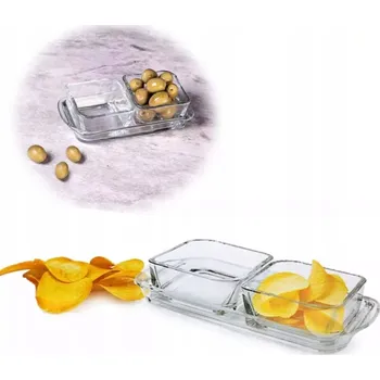 Vrták Skleněné misky na dipy se stojanem - sada