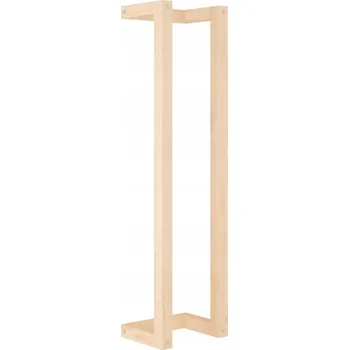 Věšák Nástěnný věšák na ručníky z masivního borovicového dřeva 23x18x90 cm