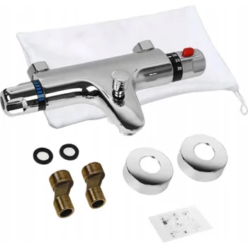 Vodovodní baterie TERMOSTATICKÁ VANOVÁ A SPRCHOVÁ BATERIE NA ZEĎ