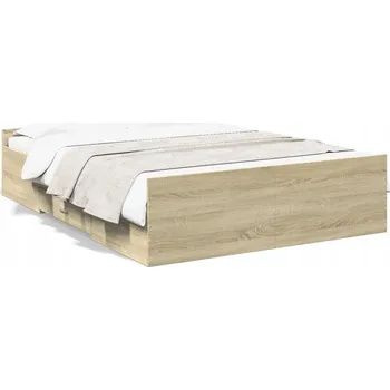 Postel Postel s dekorem dřeva G04V 120x200 dub