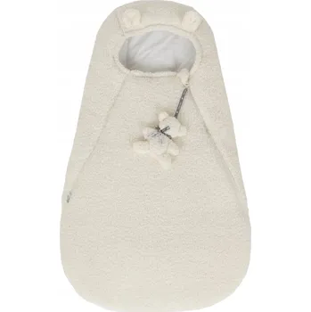 Fusak NÁNOŽNÍK/SPACÍ PYTEL MIU MIO DO AUTOSEDAČKY/KOČÁRKU TEDDY BOUCLE KRÉMOVÝ