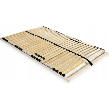 Postelový rošt Lamelový rošt z masivního bukového dřeva a březových lamel, 195x120x9 cm