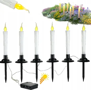 Svíčka LED vklad do hřbitovní svíčky Bedee 47,5 cm