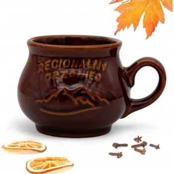 300 ml kameninový hrnek na svařené víno, horkou čokoláda dárek