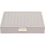 Stackers, Šperkovnice Stackers classic taupe s pleteným víkem - Formadore