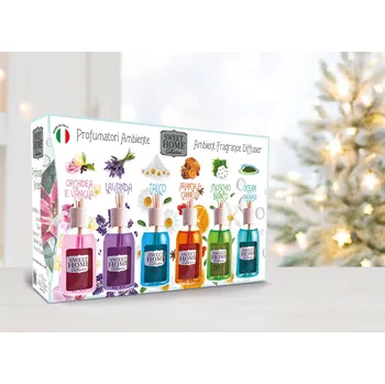 Aroma difuzér Dárkový set Aroma difuzér 6x30 ml Sweet Home