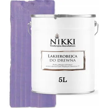 barva a nátěr na dřevo Lazurovací lak NIKKI 5 l fialový satén