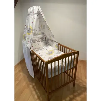 Povlečení SDS Souprava do postýlky 4D Medvídci šedá Bavlna