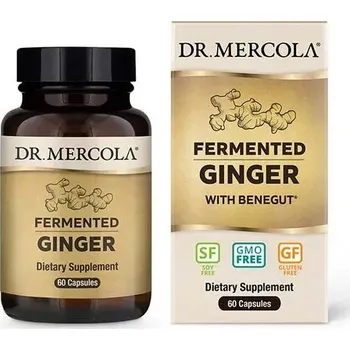 Přírodní produkt Dr.Mercola Fermented Ginger (zázvor) a Perila Křovitá 60 kapslí