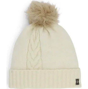 Čepice Spyder W Plait Pom Hat - white uni