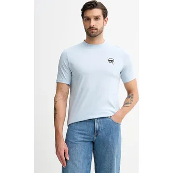 Pánské tričko Bavlněné tričko Karl Lagerfeld 561224.755710 modrá 05X, vel. M