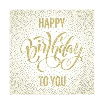 Papírový ubrousek UBROUSKY k NAROZENINÁM 20 kusů