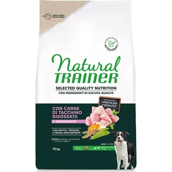 Krmivo pro psa 2x10kg Natural Trainer Selected Quality Nutrition Adult Medium & Maxi Turkey - výhodné balení