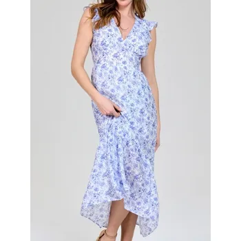 Dámské šaty Sinsay - Květinové midi šaty - vícebarevná - 508DA-MLC - 508DA-MLC-M