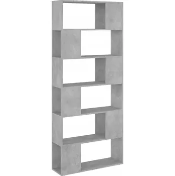 Knihovna Regál G02V 2 cm x 2 cm x 2 cm šedý