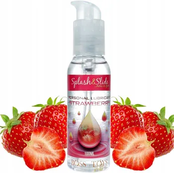 Lubrikační gel INTIMNÍ GEL ZVLHČUJÍCÍ ORÁLNÍ JEDLÝ S PŘÍCHUTÍ VODNÍ JAHODA 100ML VŮNĚ