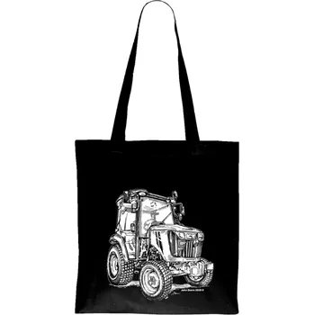 Plátěná taška - John Deere 3039 R Barva: Černá