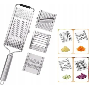 Struhadlo Multifunkční kráječ na zeleniny, škrabka, struhadlo z nerezové oceli