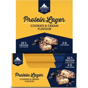 Multipower Protein Layer 18x50g Cookies & cream