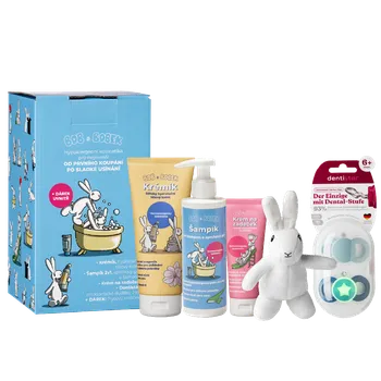 Kosmetická sada Bob & Bobek Baby Blue, kosmetická dárková sada pro miminko (6+ měsíců)