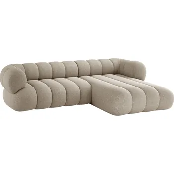 Pohovka Cosmopolitan Design Béžová rohová pohovka Koge 270 cm, pravá