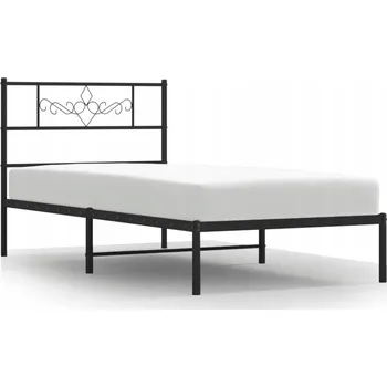 Postel Manželská postel kovová G04V 200x200 černá