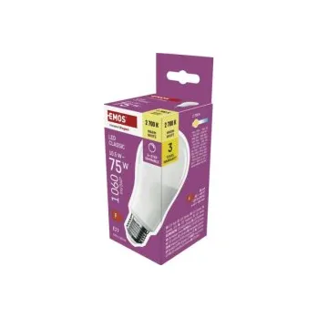 Žárovka LED žárovka Classic A60 / E27 / 10,5 W (75 W) / 1 060 lm / teplá bílá /krokově stmívatelná