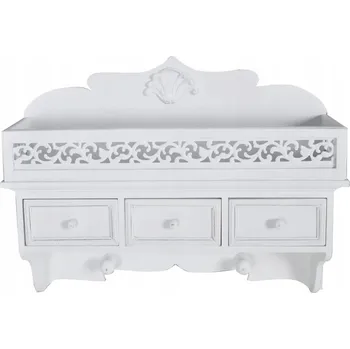 police Police MDF (Lotivo) 2,1 x 2,1 cm bílá