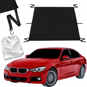 Stínítko do auta Univerzální protimrazová a sluneční clona na čelní sklo + Černé Pouzdro