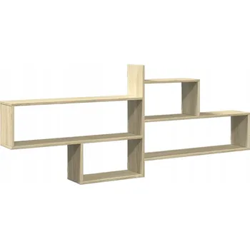 police Nástěnná police z dřevotřísky, dub sonoma, 167,5x18x68 cm