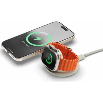 Satechi Qi2 OntheGo 2-in-1 Wireless Charger - Sand