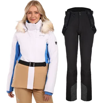 Dámský lyžařský komplet Carrie WHT 34 + Rhea BLK 34