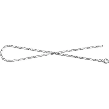Řetízek Stříbrný řetízek na nohu 925/1000 ( figaro 2+1 099)