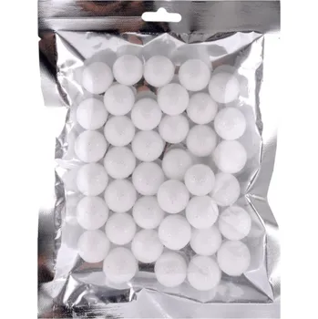 Vánoční dekorace Paper Design Polystyrenové kuličky GLITTER bílé 2cm, 8g