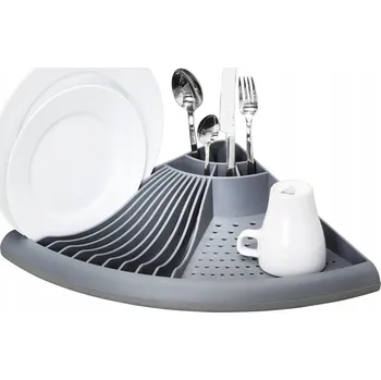 Odkapávač na nádobí ODKAPÁVAČ NA NÁDOBÍ rohový šedý WENKO