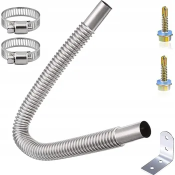 Brzdová hadice VÝFUKOVÁ HADICE VÝFUKOVÉ TRUBKA TOPENÍ 60 NEREZOVÁ OCEL