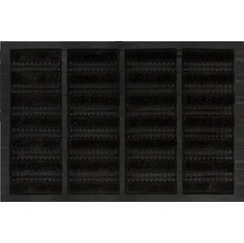 Rohožka Gumová rohožka venkovní, připravená k použití, 3 x 3 cm