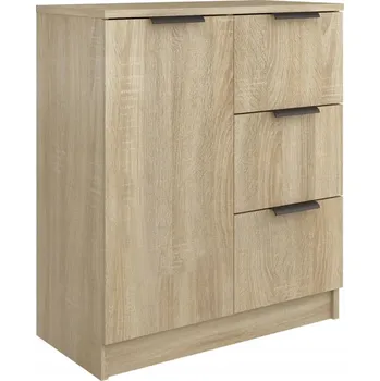 Komoda Minimalistická komoda z materiálu na bázi dřeva, Dub Sonoma, 60x30x70
