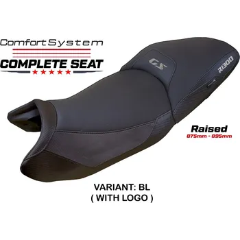 Sedlo na kolo TPZ Italia Kompletní sedlo BMW R 1300 GS 2023-2025 Dorfen Comfort System - zvýšené potah sedla: s logem BL (black)