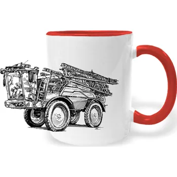 Hrnek - Samojízdný postřikovač John Deere 300M Barva: Červená