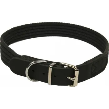 Obojek pro psa Popruhový obojek, BAVLNA - 18135 černá, 25x50, 25x44-50