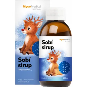 Zdraví MycoMedica Sobí sirup 200 ml (Pozitivně podpoří dětský organismus)