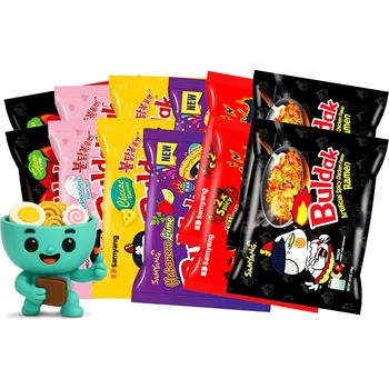 Samyang Buldak ramen Degustační balíček 12ks Buldak nudlí - výběr nejlepších pálivých příchutí Samyang