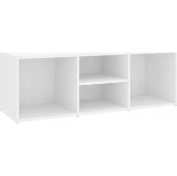 Botník Lavice s úložným prostorem na boty, 4 přihrádky, bílá, 105x35x35 cm