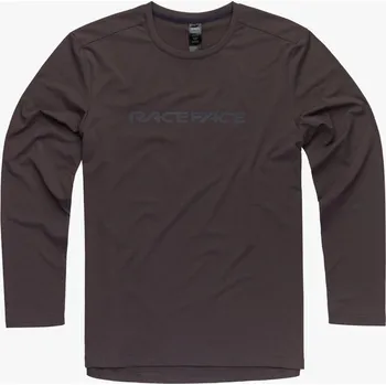 cyklistický dres Triko dl.rukáv RACE FACE COMMIT Tech Top charcoal L