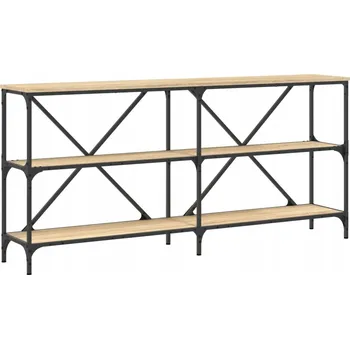 Konferenční stolek Konzolový stolek z dřevotřísky, Dub Sonoma, 160x30x75 cm